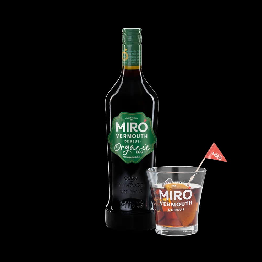 Miró Organic, botella de vermut rojo ecológico reserva