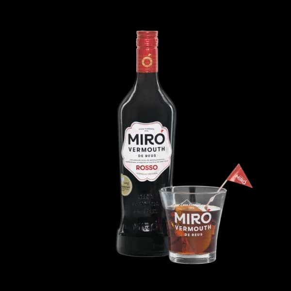 Miró Rosso, botella de vermut rojo clásico