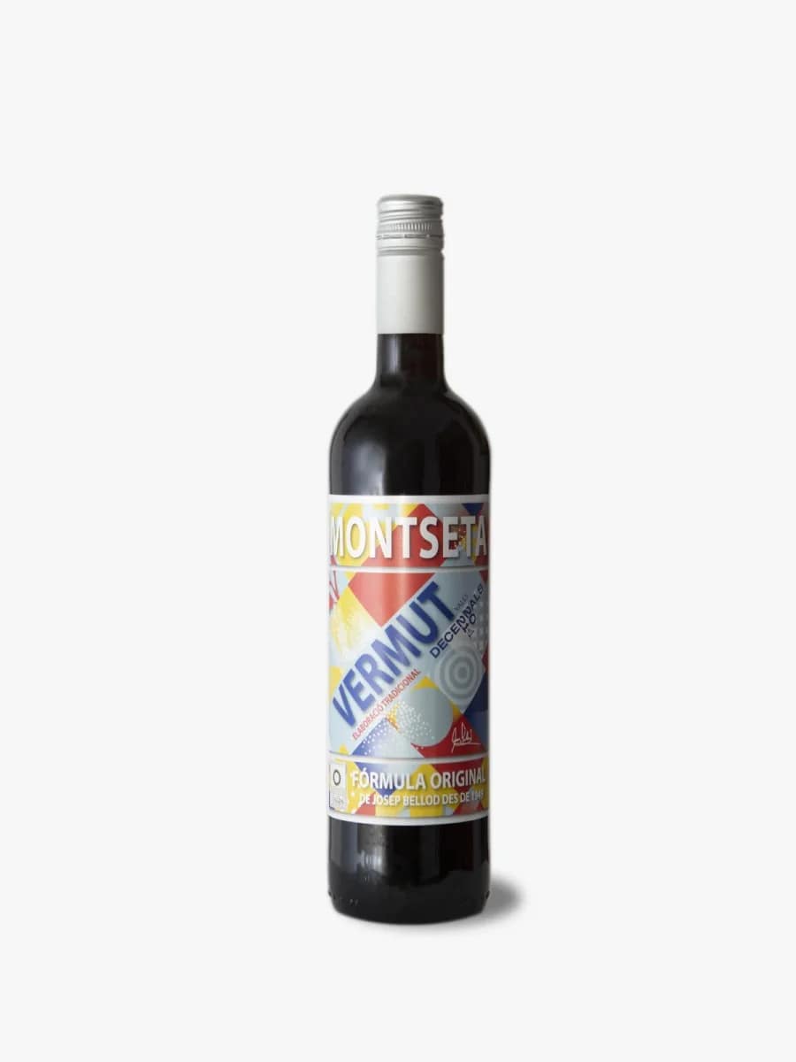 Vermut Montseta Decennals, botella de vermut rojo edición especial decennal