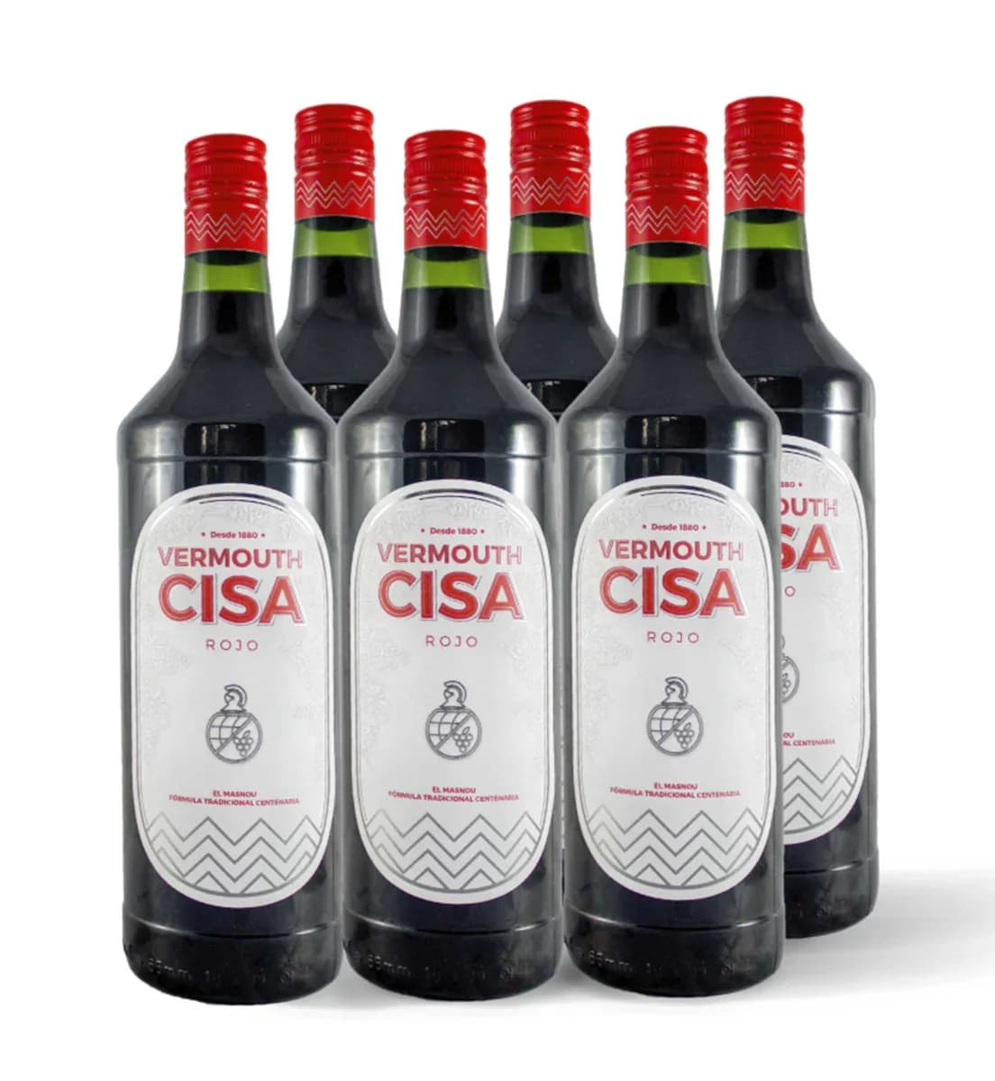 Vermut Cisa Rojo botella
