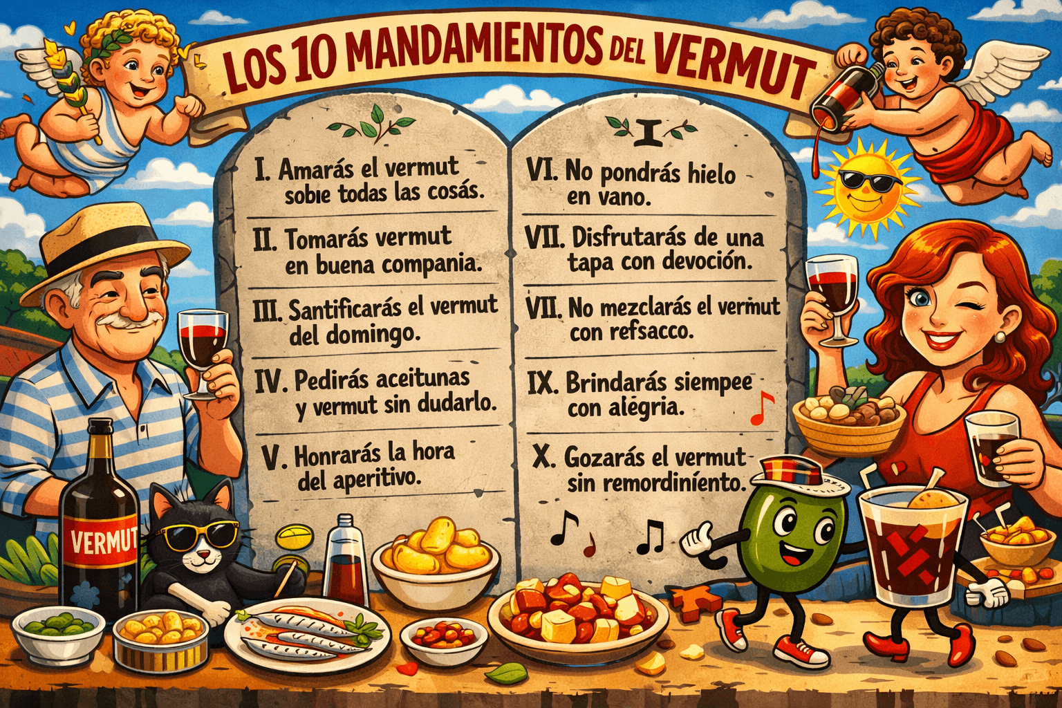 Los 10 mandamientos del vermut: el ritual sagrado del aperitivo español