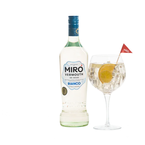 Miró Bianco, botella de vermut blanco clásico