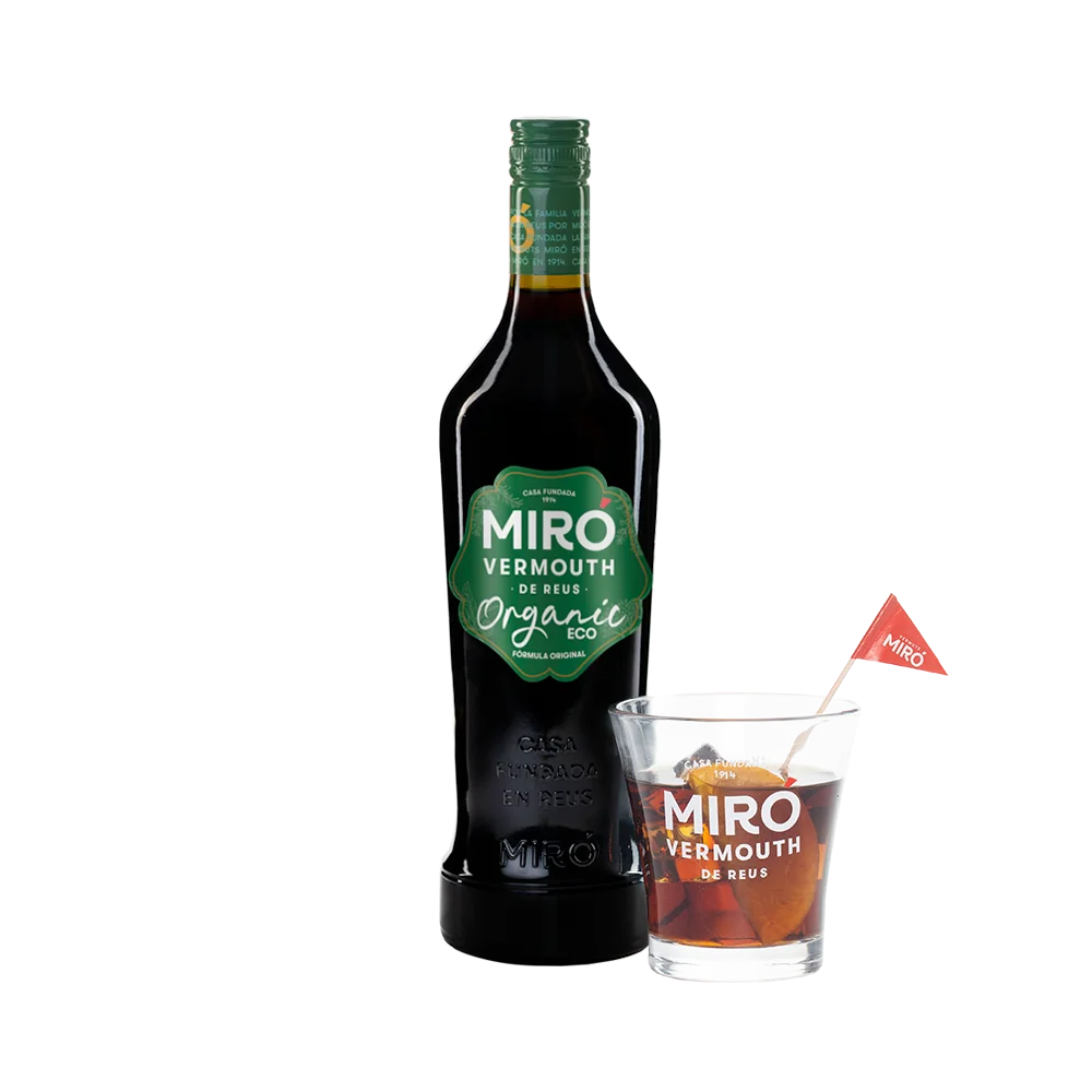 Miró Organic, botella de vermut rojo ecológico reserva