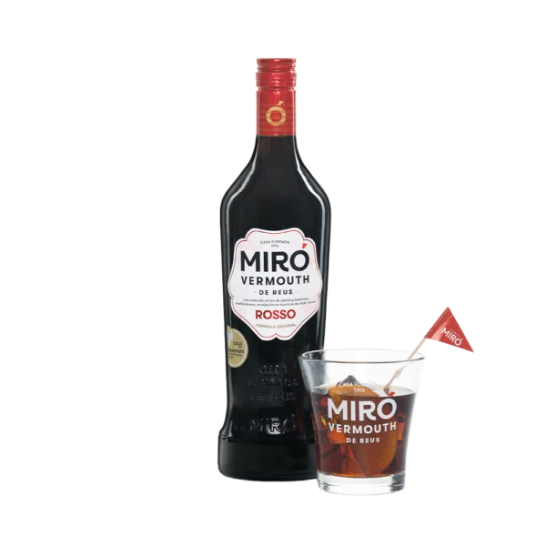 Miró Rosso, botella de vermut rojo clásico