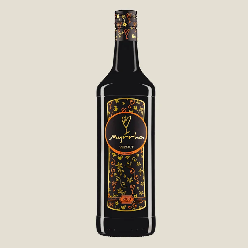 Vermut Myrrha Rojo botella